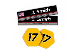 Simétik Name Stickers