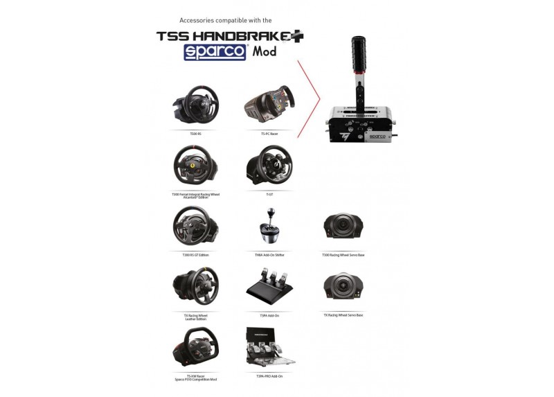 Thrustmaster TSS Handbrake Sparco MOD+ AddOn PS4 / XboxOne / PC